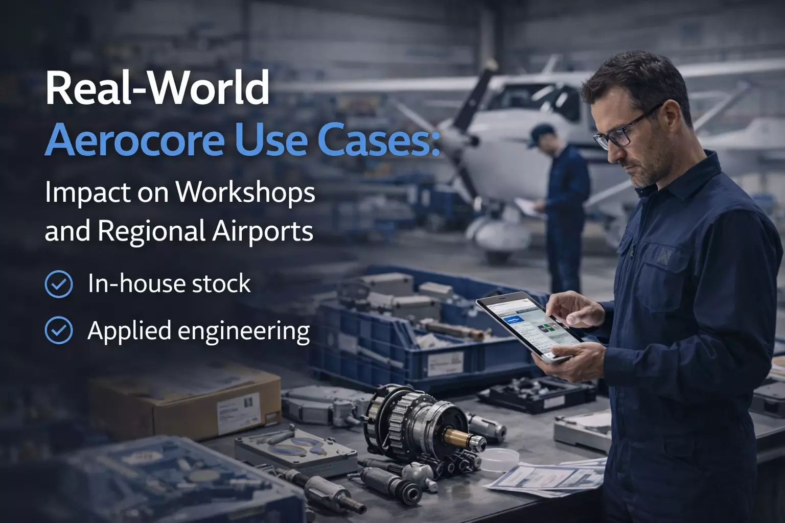 Real-World AeroCORE Use Cases: Impact on Workshops and Regional Airports